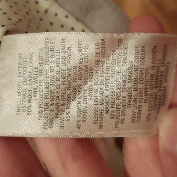 Elevenses size 8 wool blazer - Picture 7 of 8